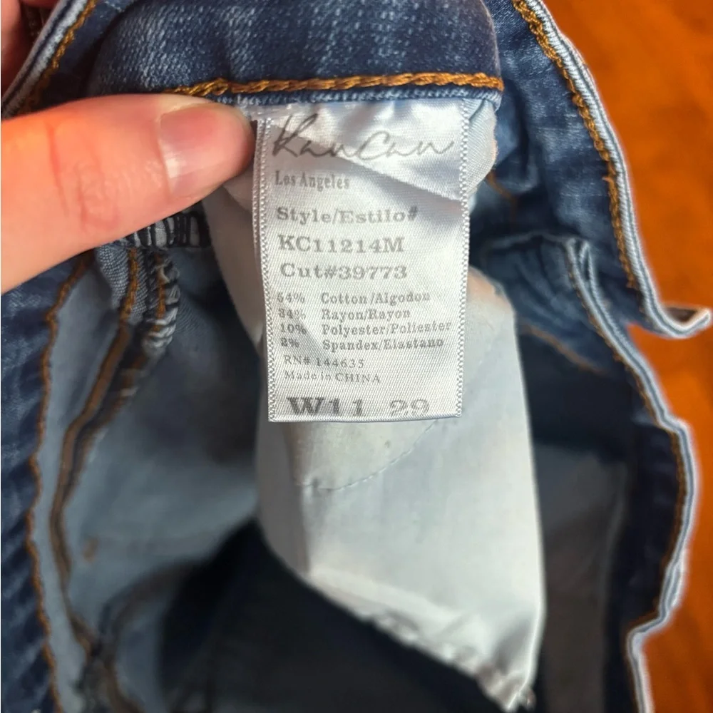 KanCan Dark Blue Women's Skinny Jeans - Picture 5 of 5